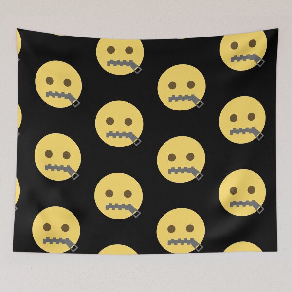 Item preview, Emoji Zipper - mouth face designed and sold by roarr.