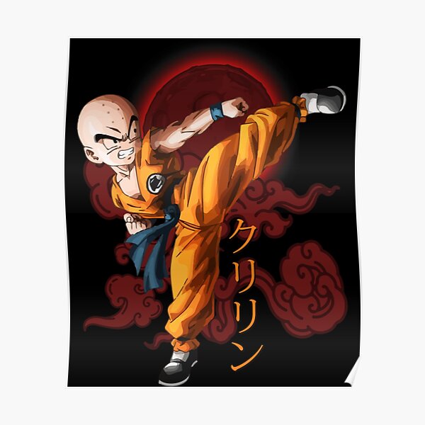 Krillin Dragon Ball Classic Poster For Sale By Shyannegarza