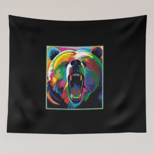 Item preview, Grizzly Bear Pop Art designed and sold by VitezCrni.