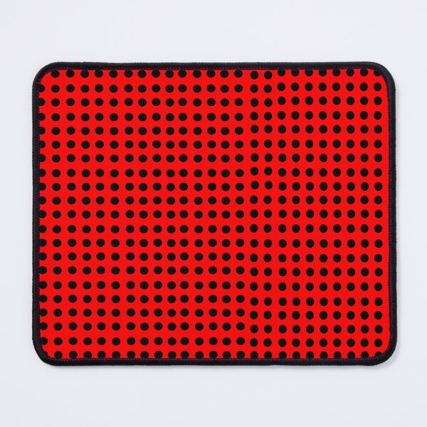 Item preview, Black dots on red background: pop of color, wow factor, decor, accent piece, gift idea, stickers, phone covers, coffee cups, wall clock designed and sold by Becky Hunter.