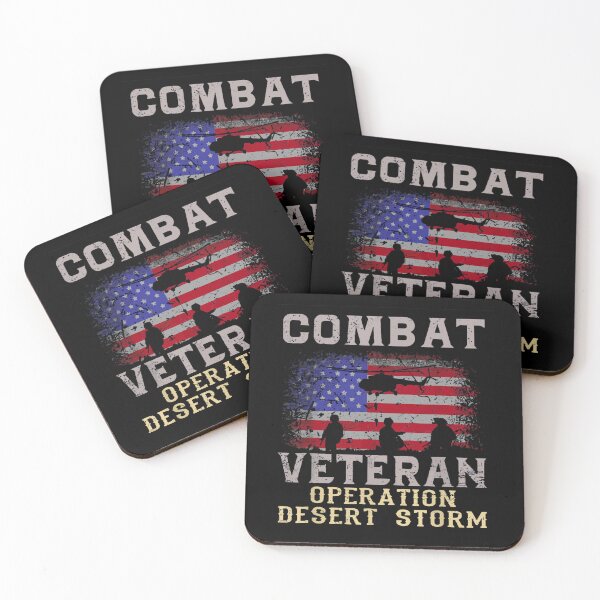 Item preview, Combat Veteran Operation Desert Storm Military Usa Flag Shirt designed and sold by breakshallow.