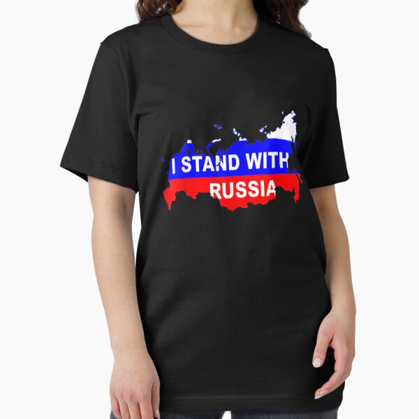 Item preview, I Stand With Russia Support Russia Russian Flag designed and sold by DKshowmaker.