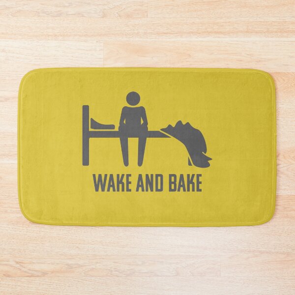 Item preview, Wake and Bake Weed/Pot/Cannabis/Marijuana Funny Bed Design for Stoners and 420 Smokers designed and sold by SteamParliament.
