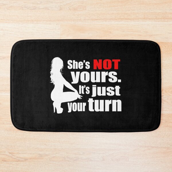 Item preview, She's NOT yours. It's just your turn - red pill Mgtow Matrix design designed and sold by Lidoverse.