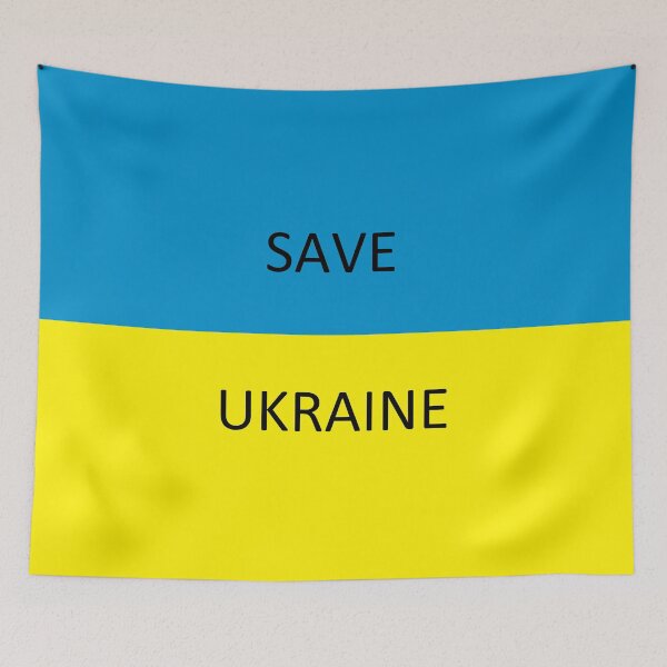 Item preview, Save Ukraine flag designed and sold by leomendonca.