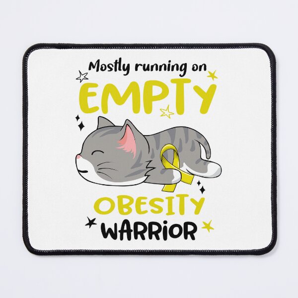 Item preview, Obesity Awareness, Mostly Running on Obesity Warrior designed and sold by Tammyilaria.