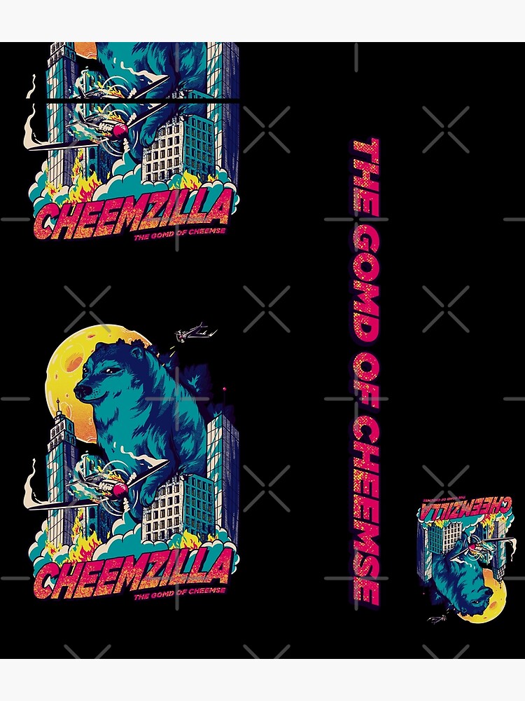 Disover Cheemzilla - The Gomd of Cheemse | Blue | Kaiju Shiba Inu Doggo Wacky and Uncharacteristic Ironic Dank Memes | Dogezilla Doge Dogzilla | Bonk Dorime | Much Wow | Kaijuism | Cheese Moon | Cheemsburbism | Backpack