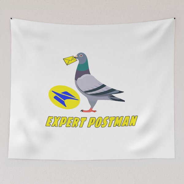 Item preview,  postman expert, strong postman, carrier pigeon  designed and sold by Tiziza.