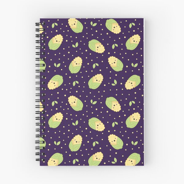 Item preview, Corn dark purple kawaii pattern designed and sold by high5doodle.