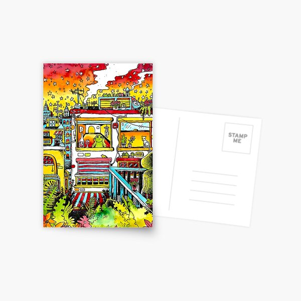 Balcony Postcard
