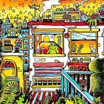 Artwork thumbnail, Balcony by BjennyMontero