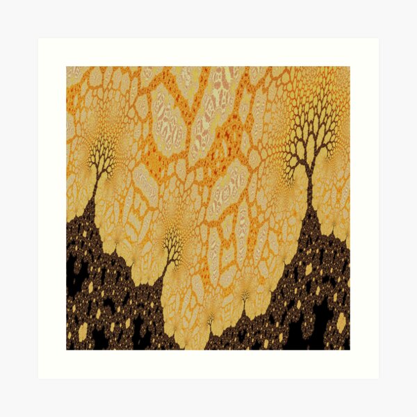 Tree Valley Art Print