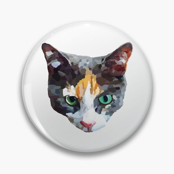 Item preview, Cat Face Patchy designed and sold by BeccaJaneDesign.