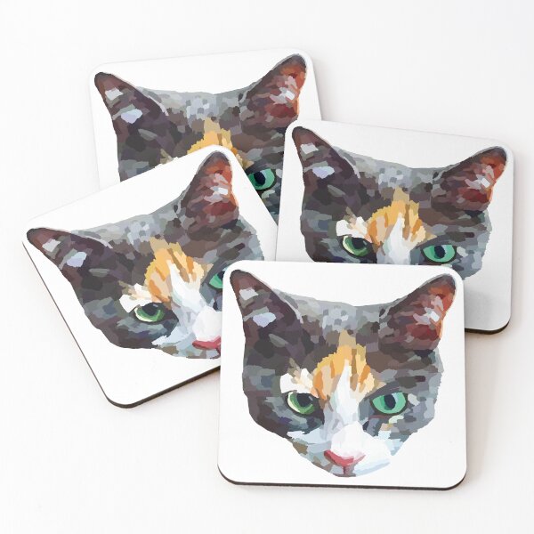 Item preview, Cat Face Patchy designed and sold by BeccaJaneDesign.