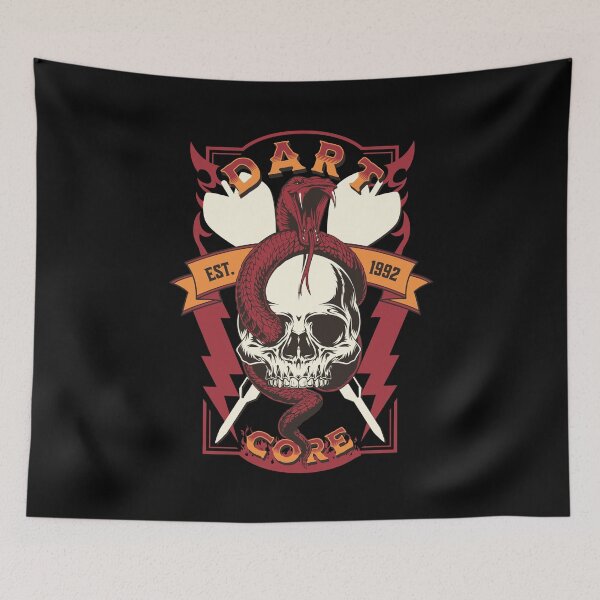 Item preview, Darts Dartcore Skull Snake Fire Bolts designed and sold by OmmeDesigns.