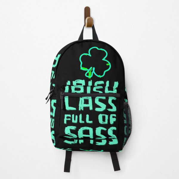 Item preview, Irish Lass Full Of Sass, St Patricks Day designed and sold by badlydrawnbabe.