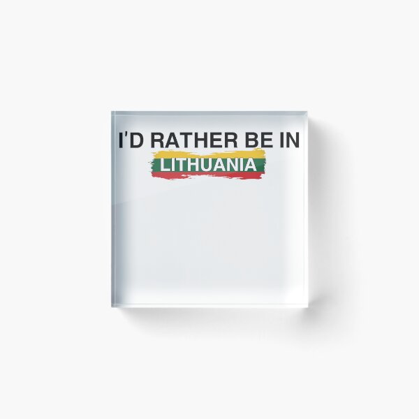 Item preview, Lithuania Colorful Travelling Design, I’d Rather Be In Lithuania designed and sold by Immdesigner.