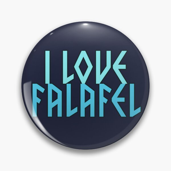 Item preview, I Love Falafel - Blue designed and sold by Chubuter.