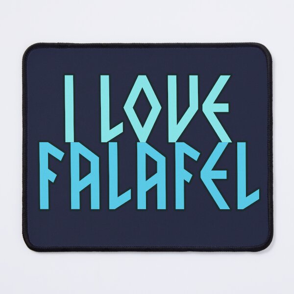 Item preview, I Love Falafel - Blue designed and sold by Chubuter.