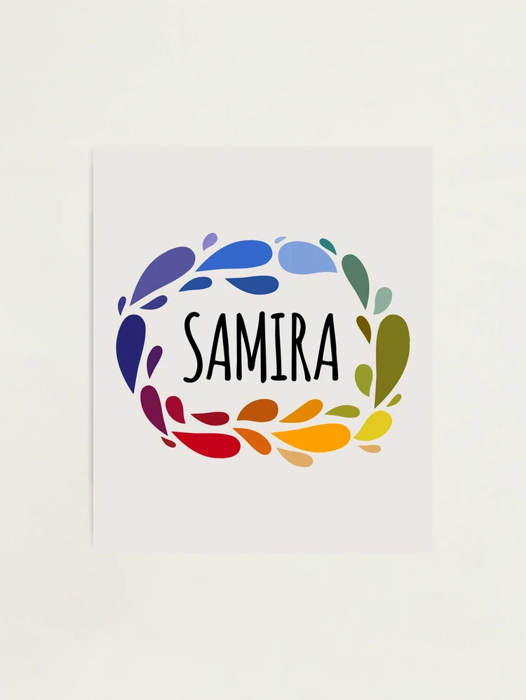 Samira Nombre Lindo regalo colorido Samira Nombre Lindo regalo colorido