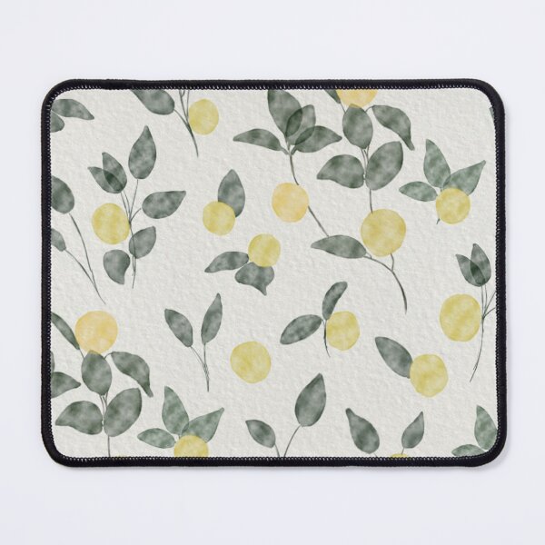 Item preview, Lemon leaf pattern  designed and sold by MadisonCanvas.
