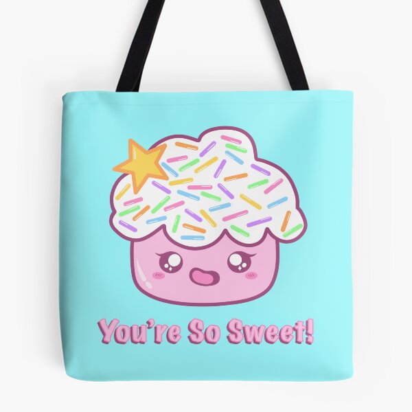 Item preview, You’re So Sweet! Kawaii Cupcake With Rainbow Sprinkles  designed and sold by ZuriAmbessa.