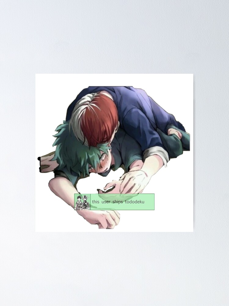 Tododeku Yaoi My Hero Academia Mha Gay Couple Poster By Valentinagraphs Redbubble