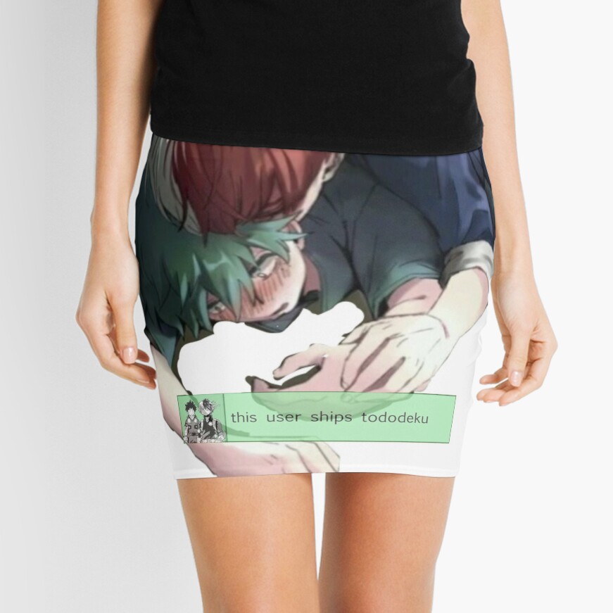 Tododeku Yaoi My Hero Academia MHA Gay Couple Mini Skirt By ValentinaGraphs Redbubble