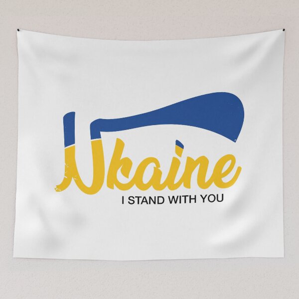 Item preview, I Stand With Ukraine | Слава Україні Slava Ukraine flag of Ukraine designed and sold by IrisDesign20.
