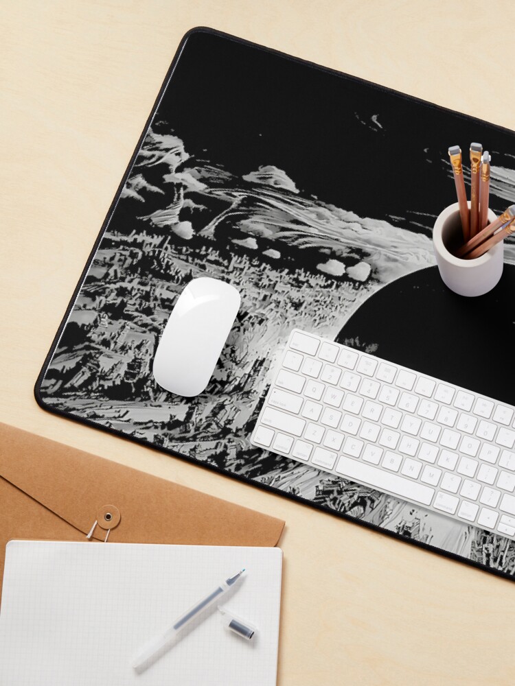 Alternate view of Akira cyberpunk city explosion Mouse Pad