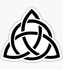 Triquetra Black Version Sticker