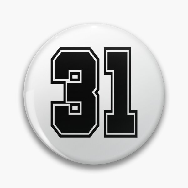 Item preview, 31 shirt number number college style designed and sold by GeogDesigns.
