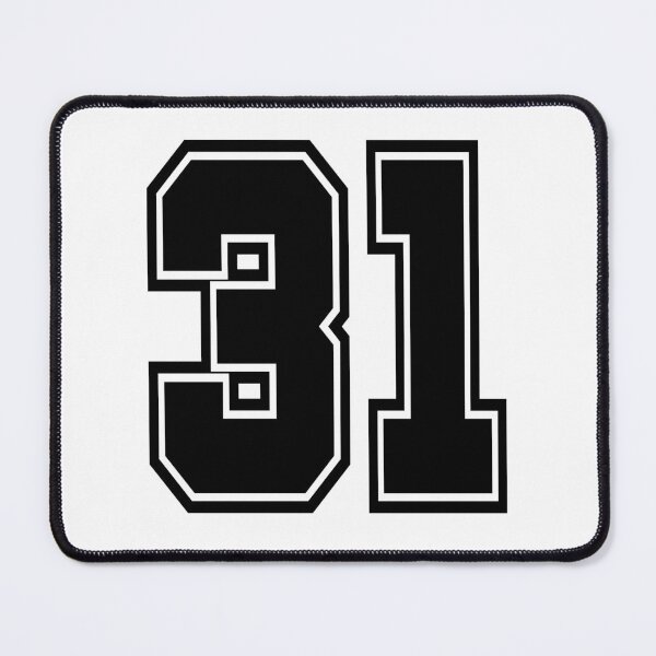 Item preview, 31 shirt number number college style designed and sold by GeogDesigns.