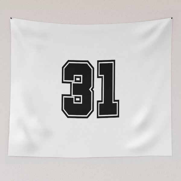 Item preview, 31 shirt number number college style designed and sold by GeogDesigns.