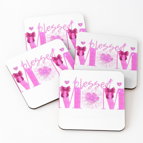 Item preview, Blessed mom pink checkered designed and sold by Anna-Kik.