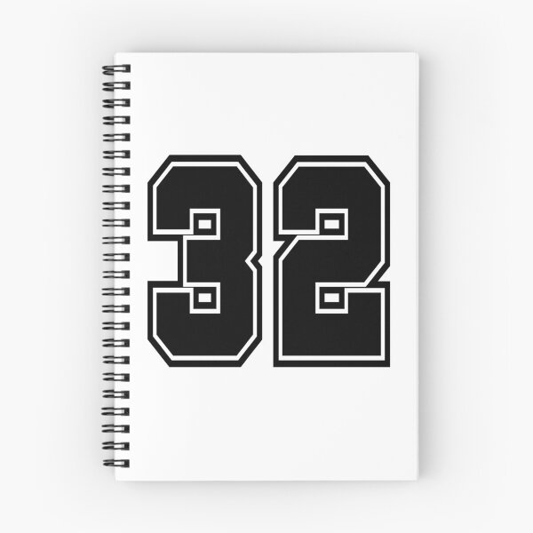 Item preview, 32 shirt number number college style designed and sold by GeogDesigns.
