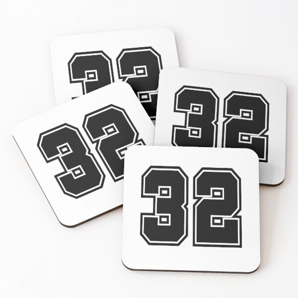 Item preview, 32 shirt number number college style designed and sold by GeogDesigns.