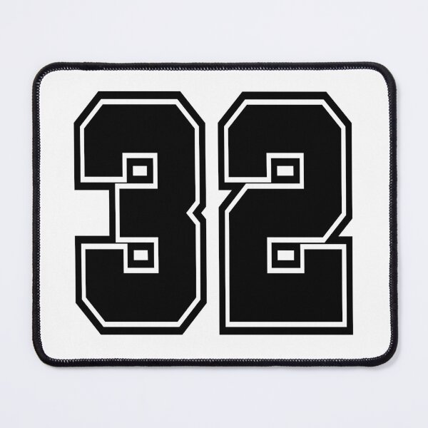 Item preview, 32 shirt number number college style designed and sold by GeogDesigns.