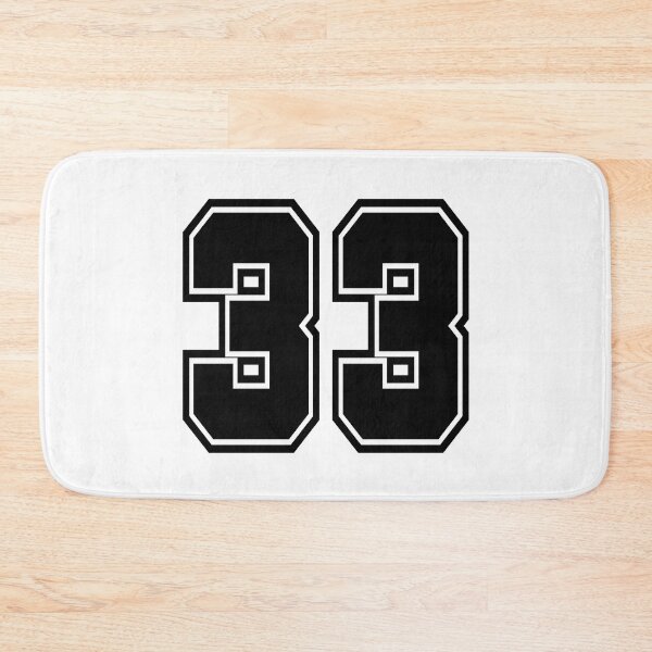 Item preview, 33 shirt number number college style designed and sold by GeogDesigns.