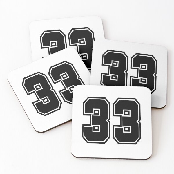 Item preview, 33 shirt number number college style designed and sold by GeogDesigns.