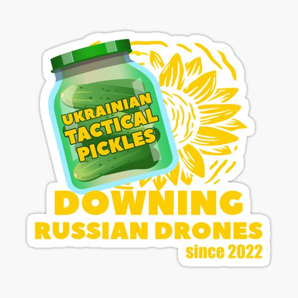 Ukrainian Tactical Pickles Sticker