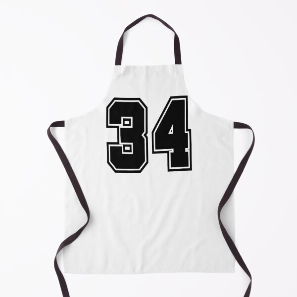 Item preview, 34 shirt number number college style designed and sold by GeogDesigns.