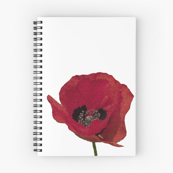 Item preview, Red poppy flower designed and sold by EG Creativity Art.
