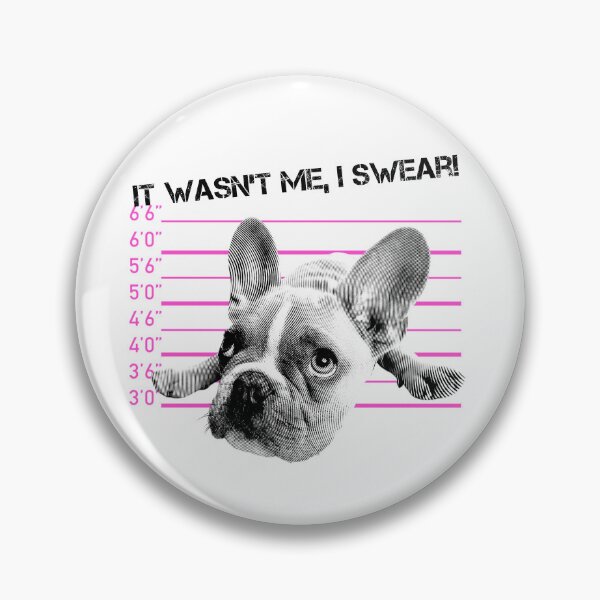 Item preview, French bulldog puppy "Wasn't me" T-shirt designed and sold by Bold-is-back.