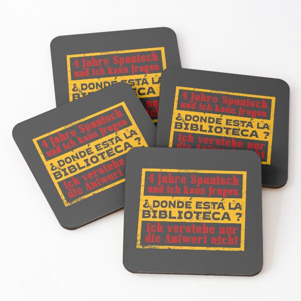 Item preview, 4 years spanish donde esta la biblioteca school designed and sold by Sellery-GbR.