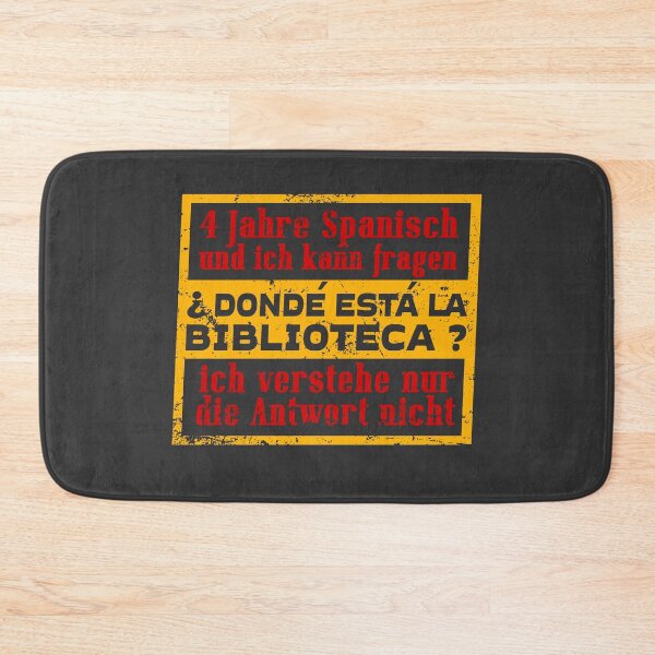 Item preview, 4 years spanish donde esta la biblioteca school designed and sold by Sellery-GbR.