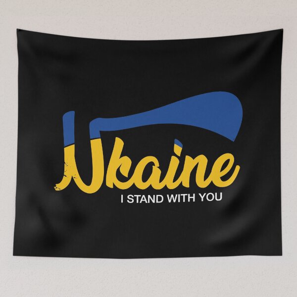 Item preview, I Stand With Ukraine | Слава Україні Slava Ukraine flag of Ukraine designed and sold by IrisDesign20.