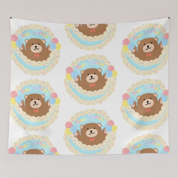 Item preview, Birthday Bear designed and sold by FoxMintTea.