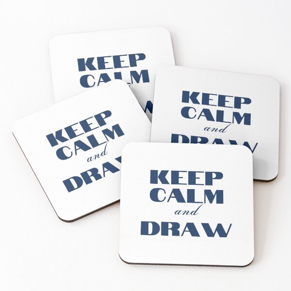 Item preview, Keep Calm and Draw designed and sold by YourMinimalist-.