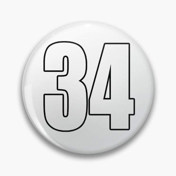 Item preview, 34 number number football designed and sold by GeogDesigns.